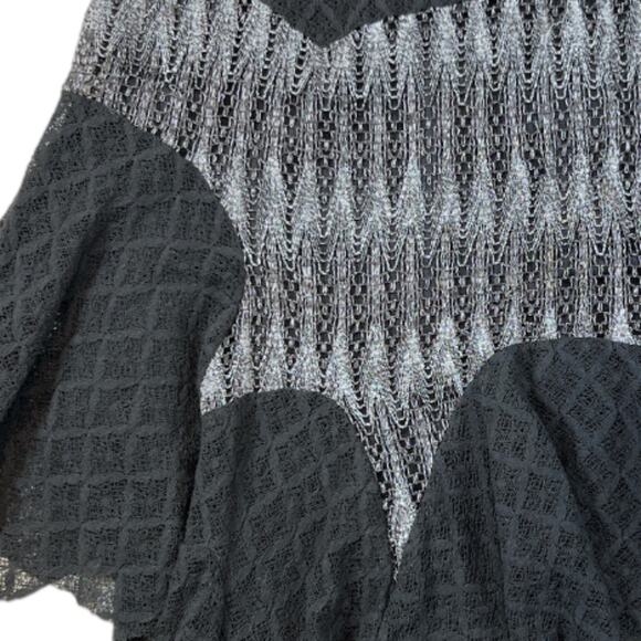 Free People Gray Asymmetric Skirt | Size S - Picture 3 of 5